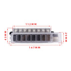 8 Way Fuse Block with 20pcs Terminals, 8 Way with 20pcs Terminals