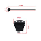 ATV UTV Turn Signal Fault Light Horn Wiring Harness Kit with Rocker Switch, CP-4426
