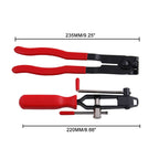 2 in 1 Car CV Joint Boot Clamps Pliers Car Banding Tools Kit Set, CV Joint Boot Clamps Pliers