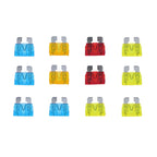6 Way Fuse Block with 24pcs Fuses and 12pcs Terminals, 6 Way with 24pcs Terminals