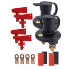 Pair Car / Boat Battery Power Off Switch with 100A Terminal, Pair Black
