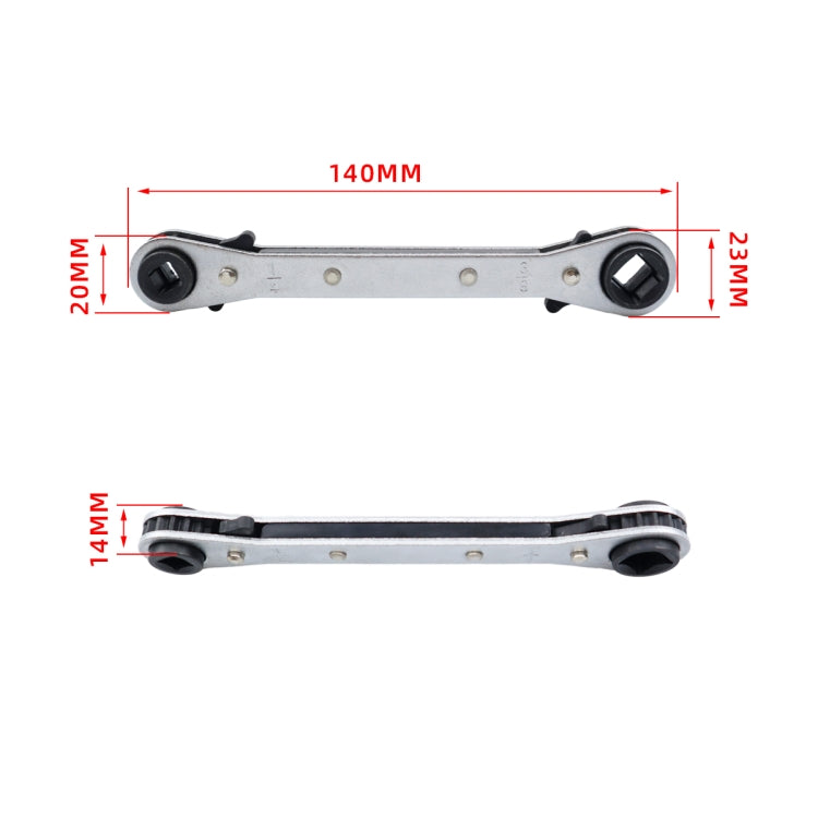 36pcs / Set T6 Air Conditioning Valve Core Remover Installer Tool with Dual Size SAE 1/4 and 5/16 Ports, 36pcs / Set