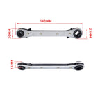 36pcs / Set T6 Air Conditioning Valve Core Remover Installer Tool with Dual Size SAE 1/4 and 5/16 Ports, 36pcs / Set