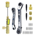 23pcs / Set Air Conditioning Valve Core Remover with Wrench, 23pcs / Set
