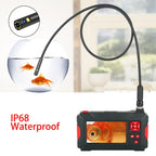 P30 8mm 1080P IP68 Waterproof 4.3 inch Screen Dual Camera Digital Endoscope, 1m Snake Tube, 3m Snake Tube, 5m Snake Tube