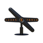 3R-2167 Creative Windmill Rotating Hidden Temporary Car Parking Card, 3R-2167
