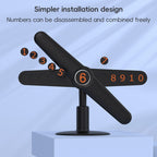 3R-2167 Creative Windmill Rotating Hidden Temporary Car Parking Card, 3R-2167