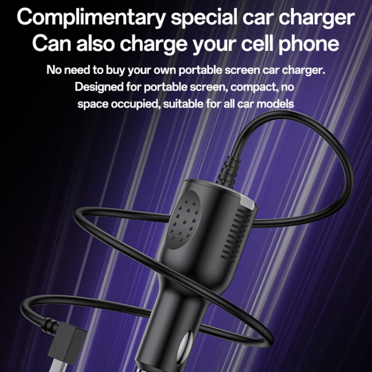 Yesido KM19 10.26 inch Center Console CarPlay Portable Car Video Navigation with Driving Recorder, KM19