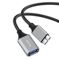 USB 3.0 A Female to Micro B Mobile Hard Disk Adapter Cable, 0.2m, 0.5m