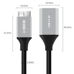 USB 3.0 A Female to Micro B Mobile Hard Disk Adapter Cable, 0.2m, 0.5m