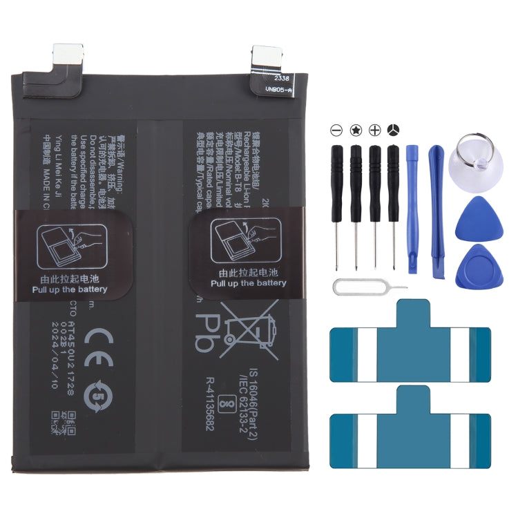 Li-Polymer Battery Replacement, For vivo X100 BA06 5000mAh, For vivo X90s B-X5 4810mAh, For vivo iQOO Neo7 Racing B-Y5 5000mAh, For vivo iQOO Neo7 SE B-W7 5000mAh, For vivo X90 Pro B-X1 4870mAh, For vivo X90 B-X5 4810mAh, For vivo iQOO 11 B-X3 5000mAh ...