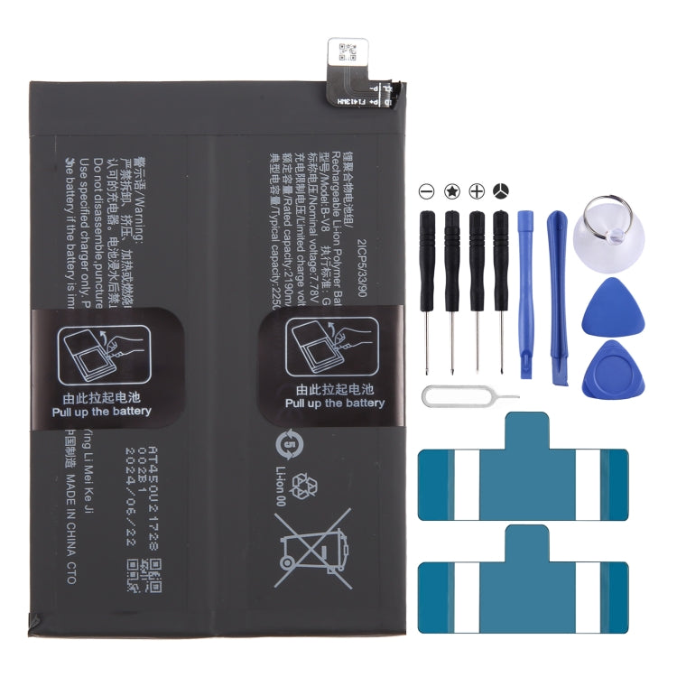 Li-Polymer Battery Replacement, For vivo X100 BA06 5000mAh, For vivo X90s B-X5 4810mAh, For vivo iQOO Neo7 Racing B-Y5 5000mAh, For vivo iQOO Neo7 SE B-W7 5000mAh, For vivo X90 Pro B-X1 4870mAh, For vivo X90 B-X5 4810mAh, For vivo iQOO 11 B-X3 5000mAh ...