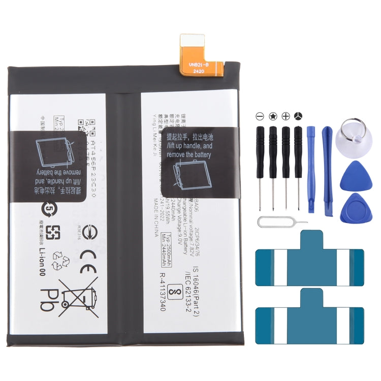 Li-Polymer Battery Replacement, For vivo X100 BA06 5000mAh, For vivo X90s B-X5 4810mAh, For vivo iQOO Neo7 Racing B-Y5 5000mAh, For vivo iQOO Neo7 SE B-W7 5000mAh, For vivo X90 Pro B-X1 4870mAh, For vivo X90 B-X5 4810mAh, For vivo iQOO 11 B-X3 5000mAh ...