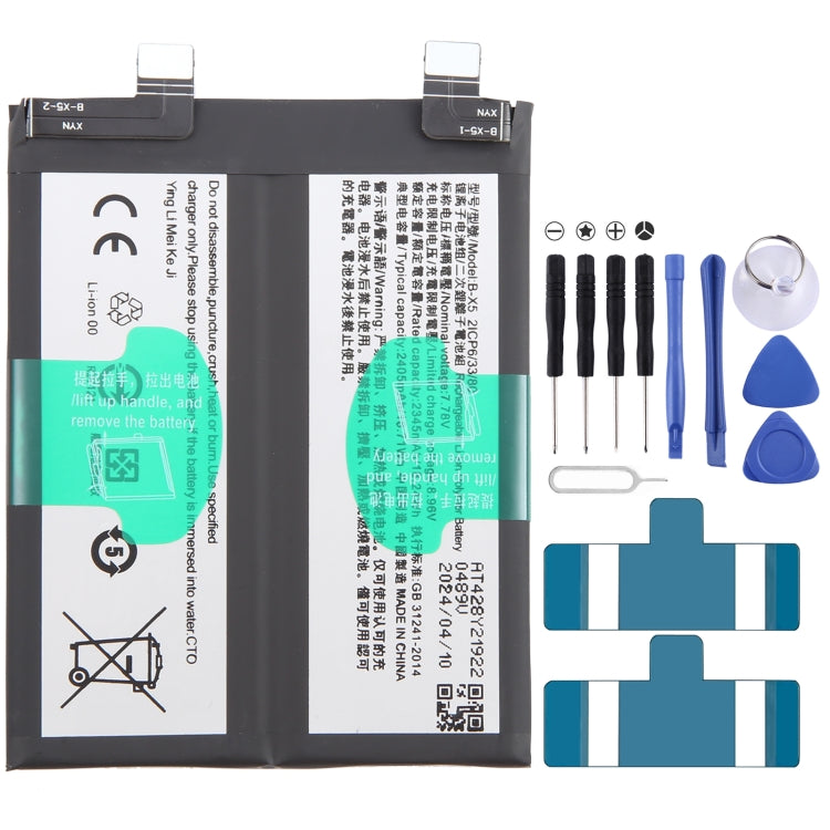 Li-Polymer Battery Replacement, For vivo X100 BA06 5000mAh, For vivo X90s B-X5 4810mAh, For vivo iQOO Neo7 Racing B-Y5 5000mAh, For vivo iQOO Neo7 SE B-W7 5000mAh, For vivo X90 Pro B-X1 4870mAh, For vivo X90 B-X5 4810mAh, For vivo iQOO 11 B-X3 5000mAh ...
