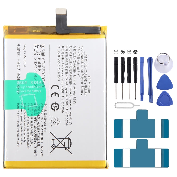 Li-Polymer Battery Replacement, For vivo Y17s BA10 5000mAh, For vivo S17 Pro B-Z8 4600mAh, For vivo S17 B-Z7 4600mAh, For vivo Y78 B-Z5 5000mAh, For vivo V27e B-Y2 4600mAh, For vivo Y35 5G V2230A B-Y1 5000mAh, For vivo Y02 B-W1 5000mAh                 ...