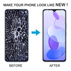 LCD Screen Digitizer Full Assembly With Frame, For Infinix Smart 6 Plus