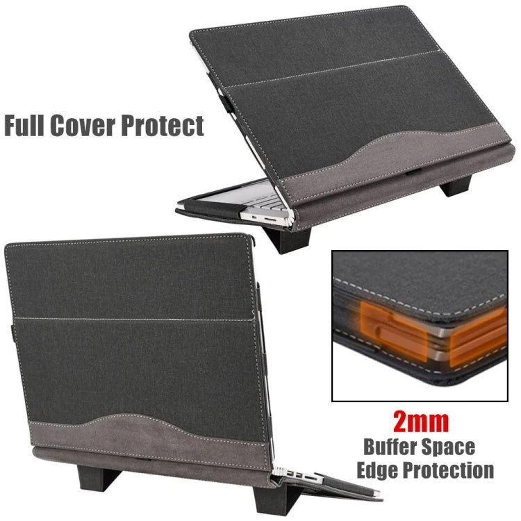 Leather Laptop Shockproof Protective Case with Stand, For MicroSoft Surface Laptop 13.5 inch, For MicroSoft Surface Laptop 15 inch