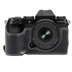 Buffalo Texture PU Leather Camera Half Case Base, For FUJIFILM X-S20, For FUJIFILM X-T1
