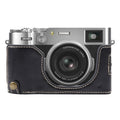 Glossy PU Leather Camera Half Case Base, For FUJIFILM X100VI, For FUJIFILM X-T5