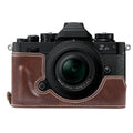 Glossy PU Leather Camera Half Case Base, For Nikon ZFC