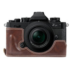 Glossy PU Leather Camera Half Case Base, For Nikon ZFC