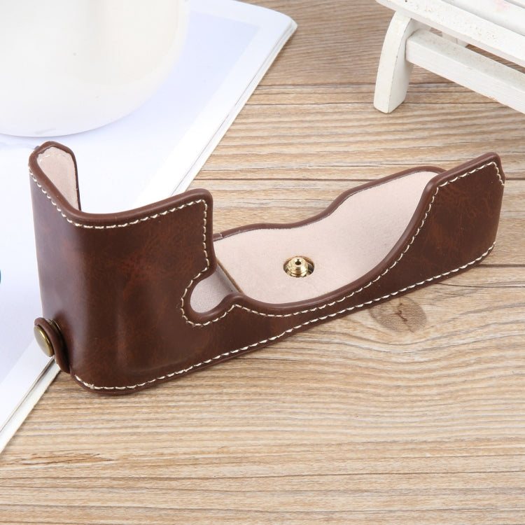 Glossy PU Leather Camera Half Case Base, For Nikon ZFC