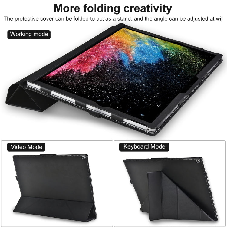 Deformation All-inclusive Leather Laptop Case, For Microsoft Surface Book 3 / 2 / 1 15 inch, For Microsoft Surface Book 13.5 inch i7, For Microsoft Surface Book 13.5 inch i5