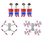 2 Pairs Sunnylife 7238F-3C For DJI Mavic Air 2 Double-sided Two-color Low Noise Quick-release Propellers