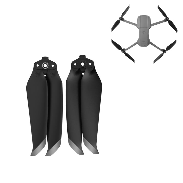 Sunnylife 7238F-1 For DJI Mavic Air 2 Low Noise Quick-release Propellers, For DJI Mavic Air 2 Gold, For DJI Mavic Air 2 Silver, 2 Pairs