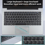 14 inch Windows 11 Laptop, Gen 4th Intel Core i3 CPU, 180 Degree Rotation Axis, 8GB+128GB, 8GB+256GB, 8GB+512GB, 8GB+1TB, 16GB+128GB, 16GB+256GB, 16GB+512GB, 16GB+1TB