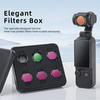 For DJI Osmo Pocket 3 Sunnylife Camera Lens Magnetic Metal Filter, No Impact On Gimbal Reset, MCUV, ND8, ND16, ND32, ND64, CPL, ND8PL, ND16PL, ND32PL, ND64PL, 3 in 1 CPL ND8 ND16, 4 in 1 ND8-64, 4 in 1 ND8-64PL, 4 in 1 UV CPL ND32 ND64                 ...