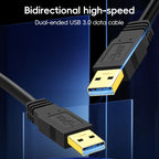 USB 3.0 Male To USB 3.0 Male Double End USB Cable, 0.3m, 0.6m, 1m