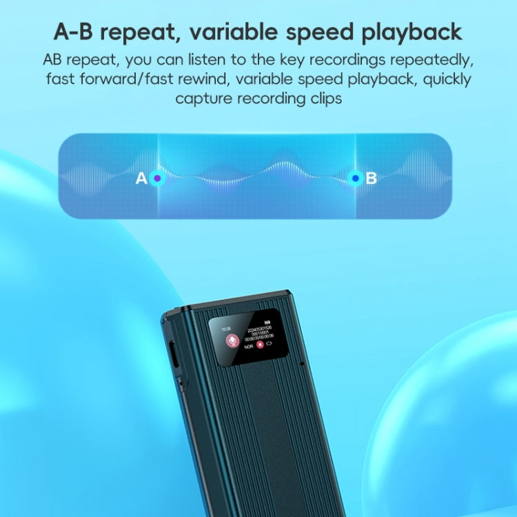 ZD42B Magnetic Sound Control Smart Noise Reduction Voice Recorder, 16GB, 32GB