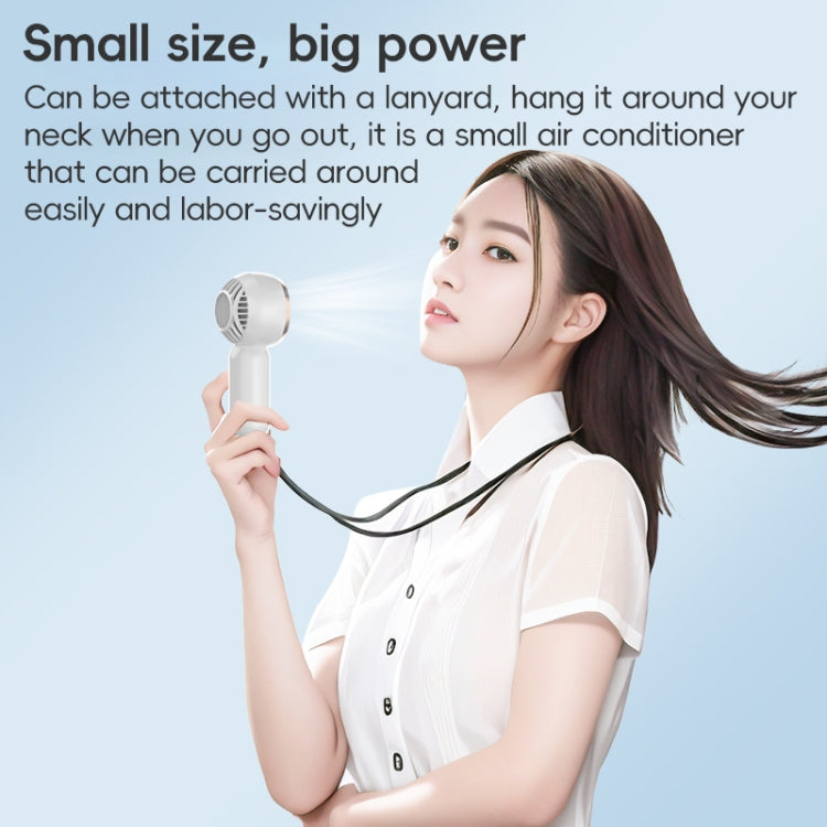 Mini Turbine Handheld Cute Rabbit Electric Fan