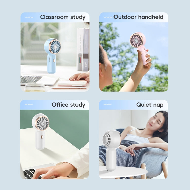 Mini Turbine Handheld Cute Rabbit Electric Fan