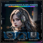ONIKUMA X12 USB /  3.5mm Wired RGB Light Gaming Headset with Mic, Cable length: 2.2m, X12
