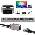10Gbps RJ45 Female to Female in Line Coupler Cat8 / Cat7 / Cat6 / Cat5 Ethernet Cable Extender Adapter