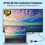 8K 60Hz Male Displayport to Female Mini Displayport Adapter DP Converter, Male Displayport to Female Mini Displayport