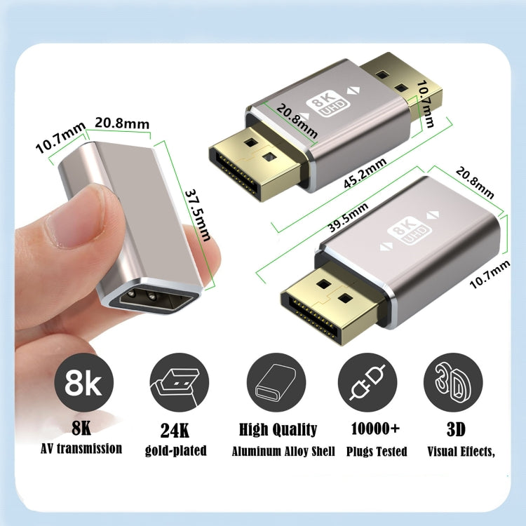 8K Ultra DP Female to Female Adapter