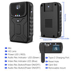 860B 1080P 140 Degree Wide Angle Wearable Portable Mini Camera