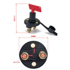 200A Car Battery Selector Isolator Disconnect Rotary Switch Cut with 2 Keys, A2941