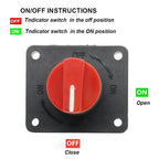 300A Car Battery Selector Isolator Disconnect Rotary Switch Cut, A2952