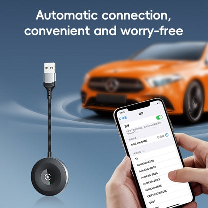 USB, USB-C / Type-C Wired to Wireless Car CarPlay Box Adapter for iPhone
