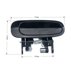 Car Left Rear Door Outside Handle 69240-02040 for Toyota Carola 1998-2002, A3446-03
