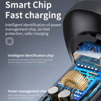 WEKOME WP-C52 Pop Digital Series MP3 Wireless Fast Charging Car Charger, WP-C52
