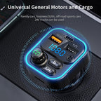 WEKOME WP-C52 Pop Digital Series MP3 Wireless Fast Charging Car Charger, WP-C52