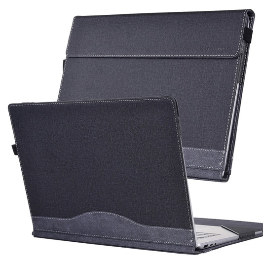 Cloth Texture Laptop Leather Protective Case, For MicroSoft Surface Laptop 7 13.8 inch