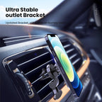 CW12 15W Max QI Standard Magnetic Wireless Charging Car Holder, CW12