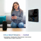 WiFi Smart Home LED Thermostat with Matter, BHT-009GALW-MT Water Heating, BHT-009GBLW-MT Electric Heating, BHT-009GCLW-MT Boiler Heating