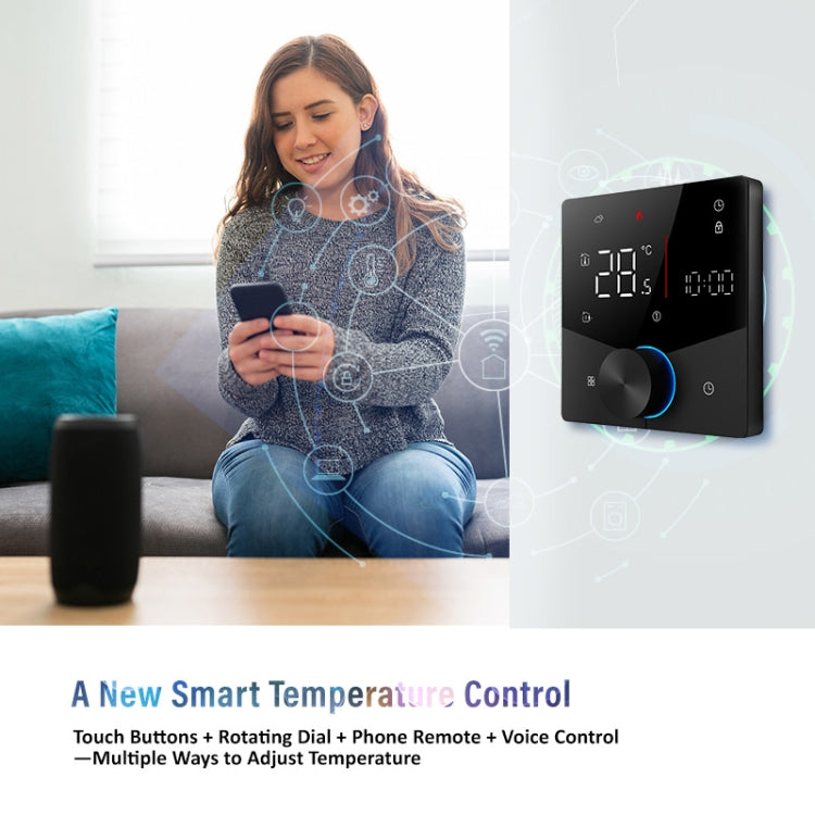 WiFi Smart Home LED Thermostat with Matter, BHT-009GALW-MT Water Heating, BHT-009GBLW-MT Electric Heating, BHT-009GCLW-MT Boiler Heating